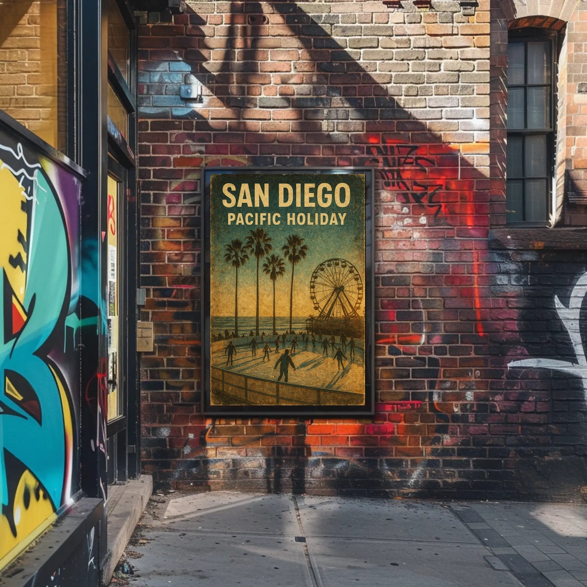 San Diego Pacific Holiday Poster