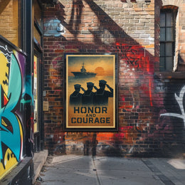 Honor And Courage Poster