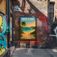 Virgin Islands Caribbean Paradise Poster