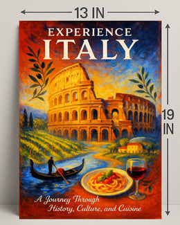 Experience Italy Poster PosterGoat