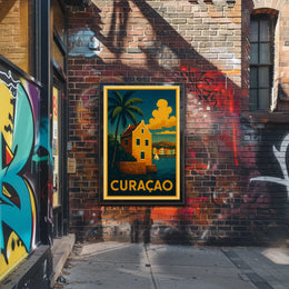 Curacao Travel Poster
