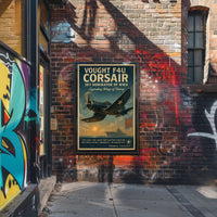 Vought F4U Corsair: Sky Dominator of WWII Poster