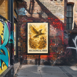 Mechanical Bird Poster