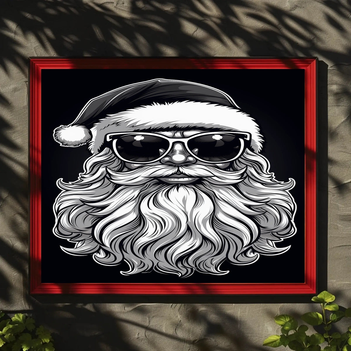Cool Santa Vibes Poster