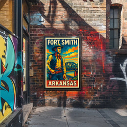 Fort Smith, Arkansas Western Heritage Poster