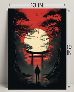 Journey Through The Torii Gate Poster PosterGoat
