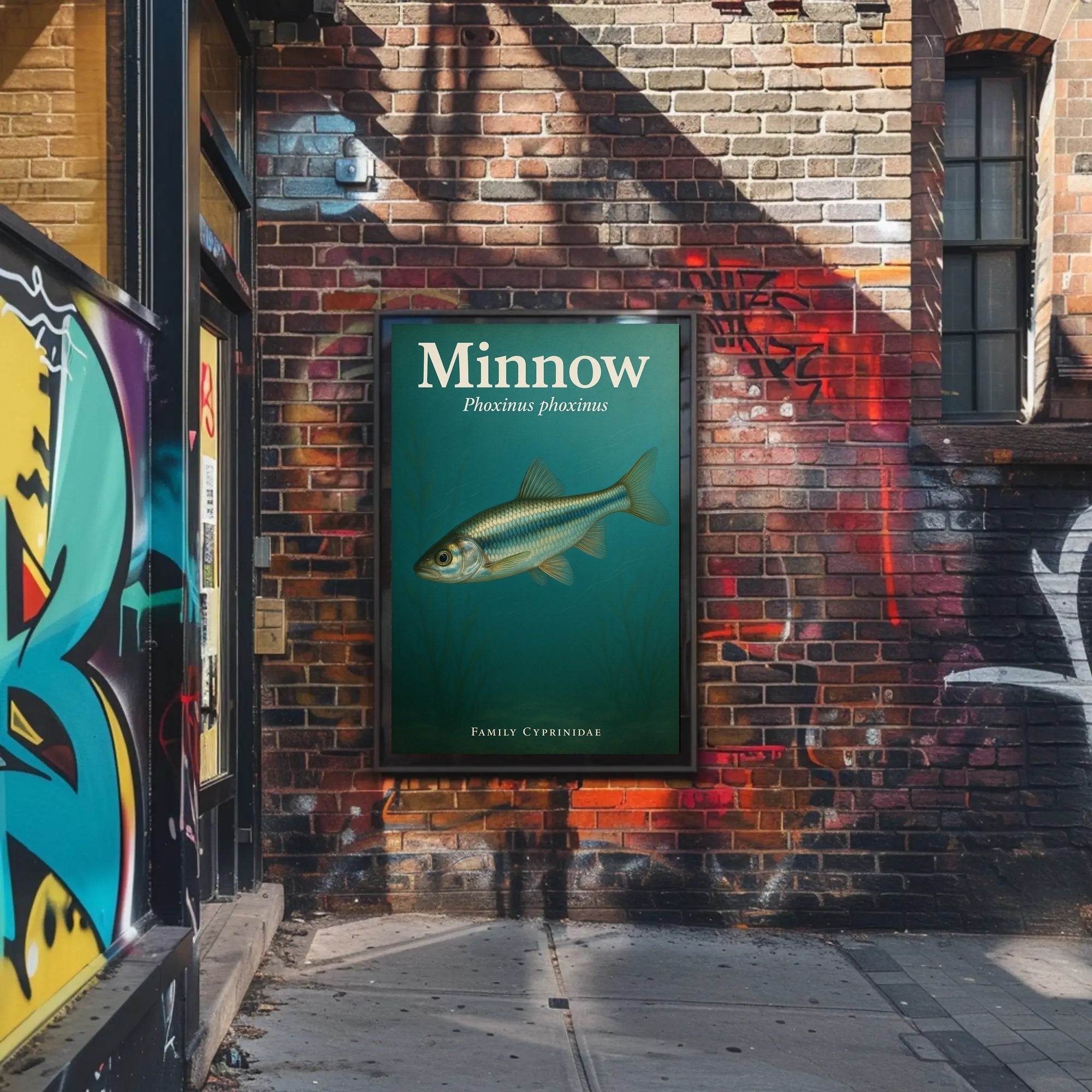 Minnow Phoxinus phoxinus Poster PosterGoat