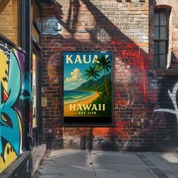 Kauai, Hawaii Est. 1778 Poster
