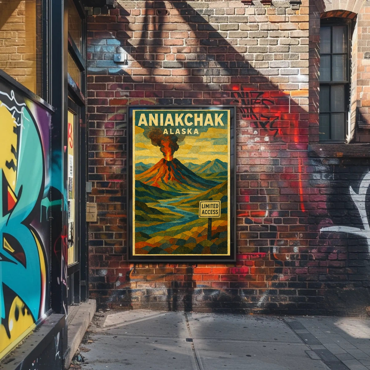 Aniakchak, Alaska Limited Access Poster