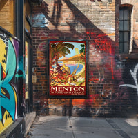 Menton La Perle De La France Poster