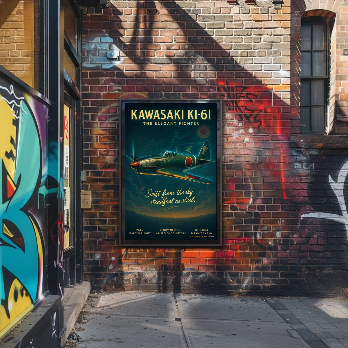 Kawasaki Ki-61 The Elegant Fighter Poster