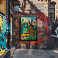 Vibrant New York City Poster For Urban Art Lovers Decor