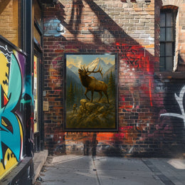 Majestic Wilderness Encounter Poster PosterGoat