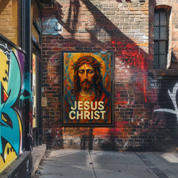 Jesus Christ Iconic Portrait Poster