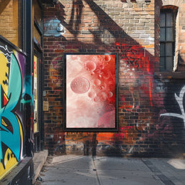 Abstract Cellular Art Poster