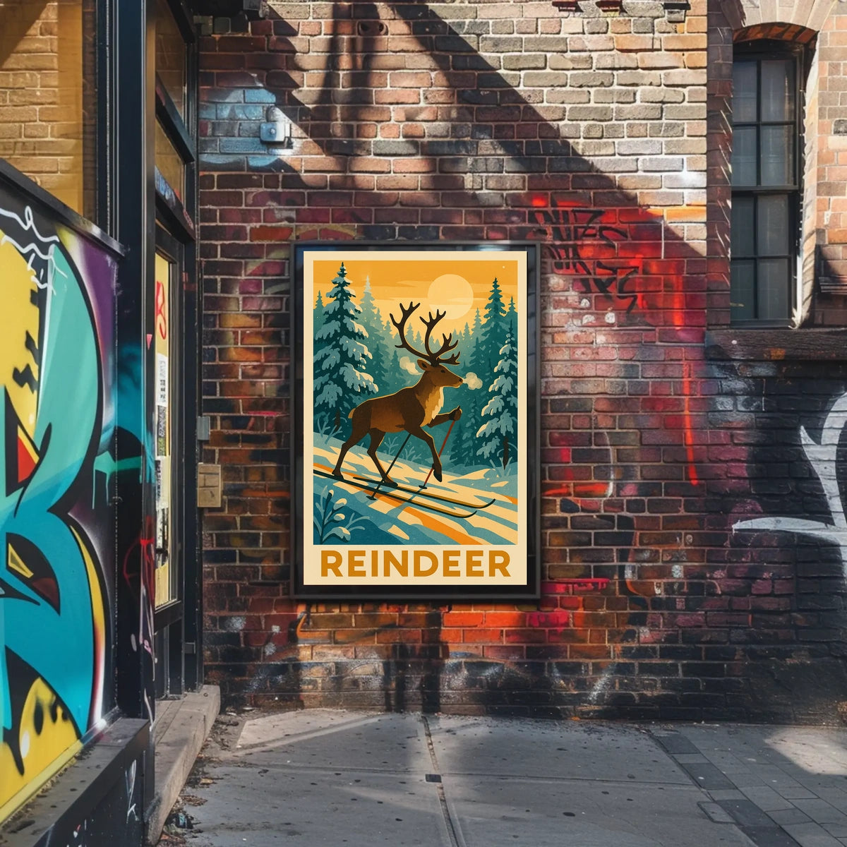 Reindeer Adventure Poster