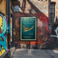 Grace in Motion Eagle Ray Poster