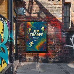 Jim Thorpe Multisport Legend Poster