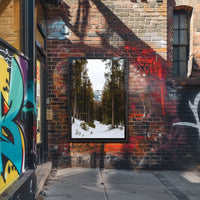 Serene Winter Landscape National Park Poster