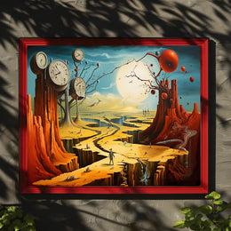 Surreal Dreamscape in a Fantasy or Mythology Poster