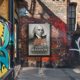 James Madison 4th President of the United States Reflections Poster