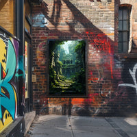 Ancient Jungle Ruins Poster