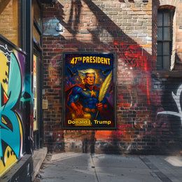Donald Trump 47th President The Presidential Chronicles Poster PosterGoat