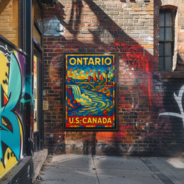 Ontario U.S.-Canada Connection Poster