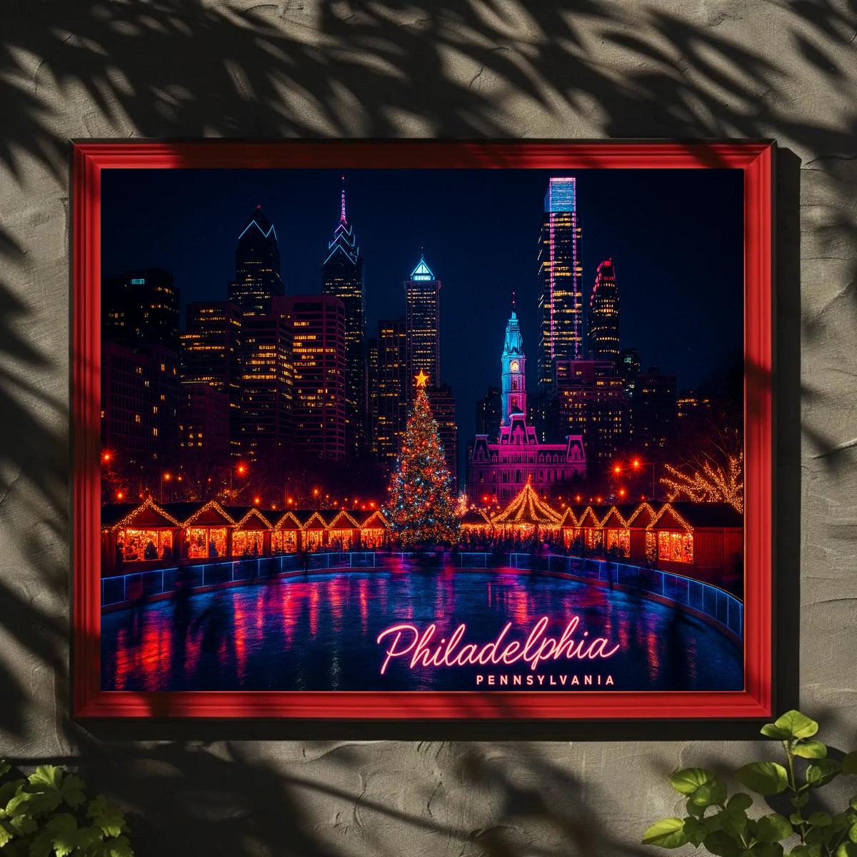 Philadelphia Winter Wonderland Poster
