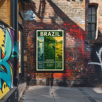 Wonders of Brazil Poster PosterGoat
