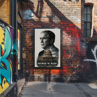 George W. Bush 43rd President of the United States Reflections Poster