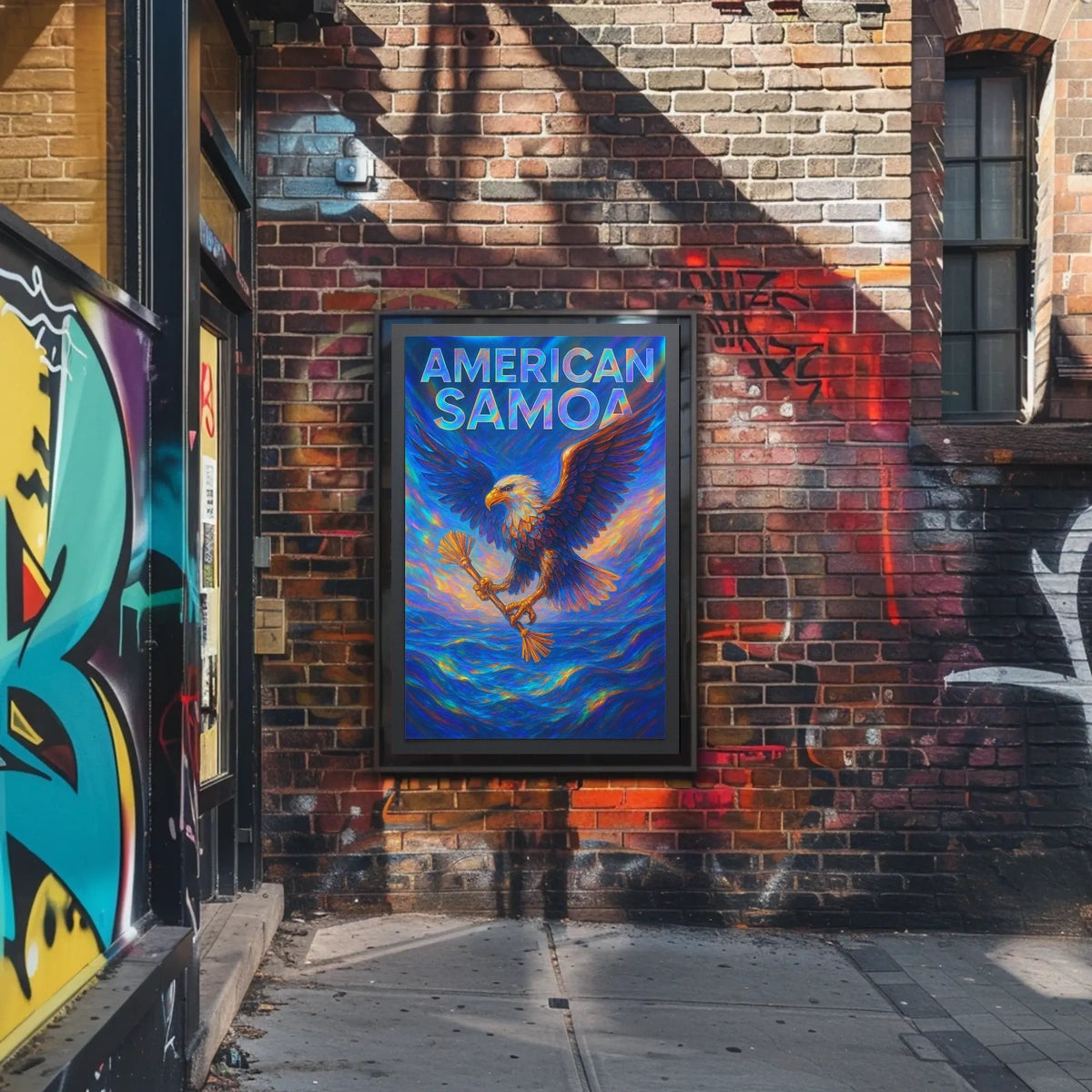 American Samoa Eagle Poster