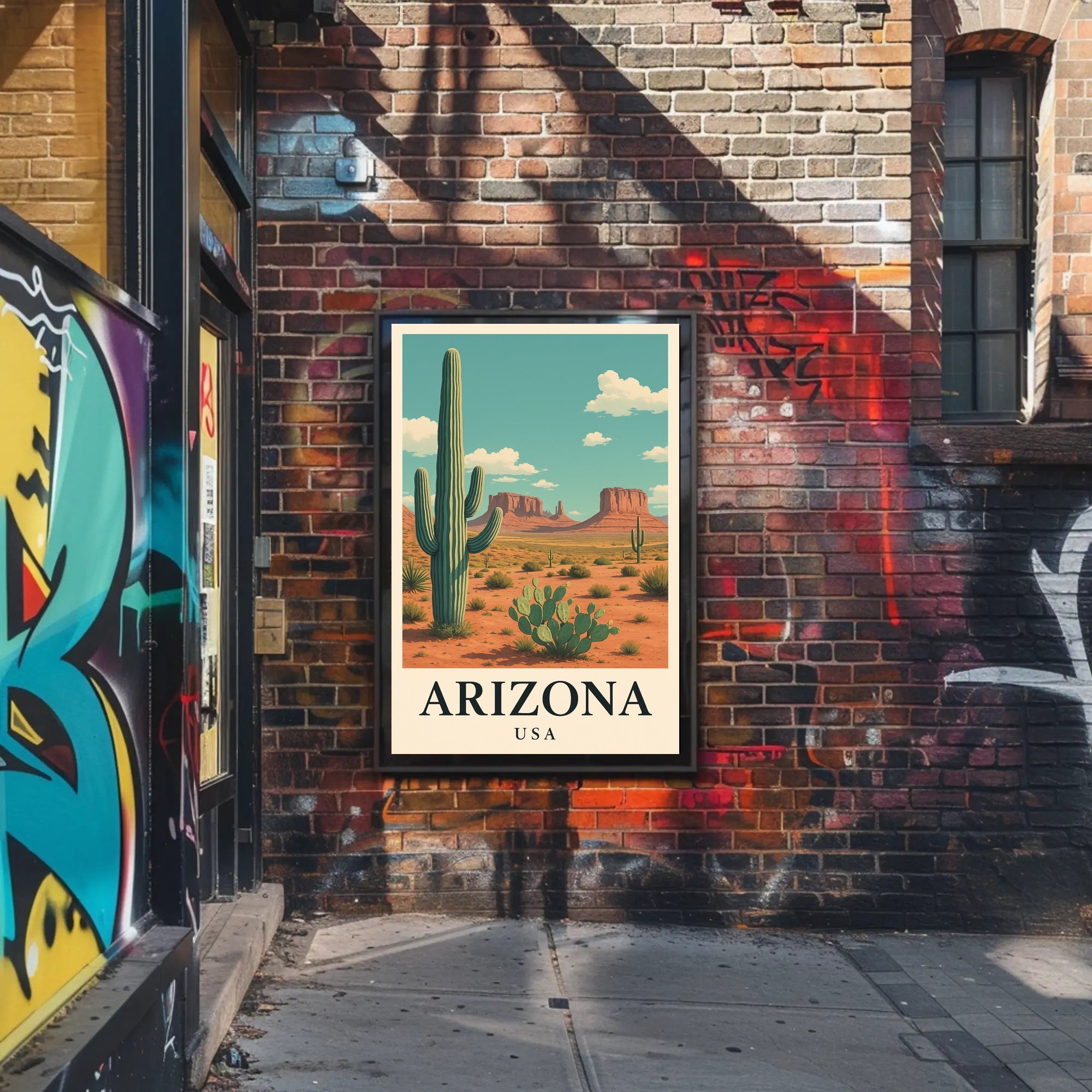 Arizona Desert Adventure Travel Poster