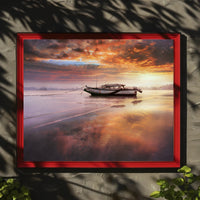 Tranquil Sunset Reflection Poster