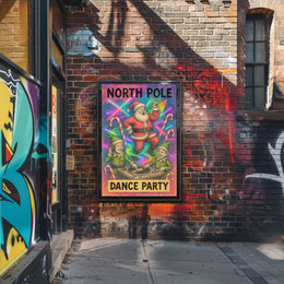 North Pole Dance Party Poster