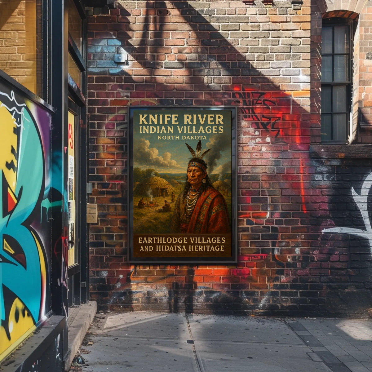 Knife River Indian Villages Poster