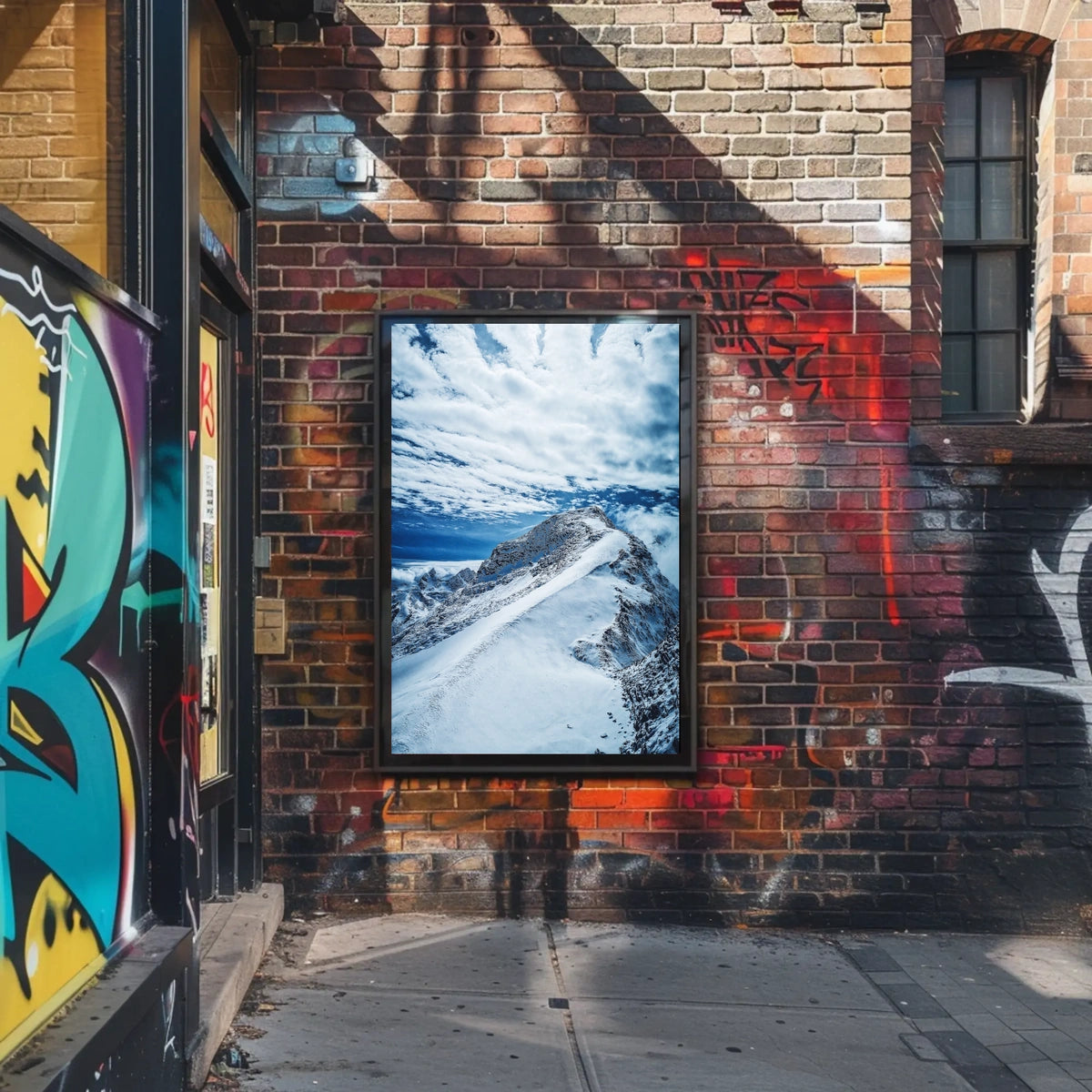 Majestic Mountain Peaks Poster