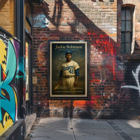 Jackie Robinson Inspirational Sports Poster