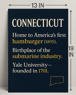 Connecticut Highlights Wall Art Print PosterGoat