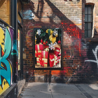 Christmas Joy Under Tree Festive Miscellaneous Poster