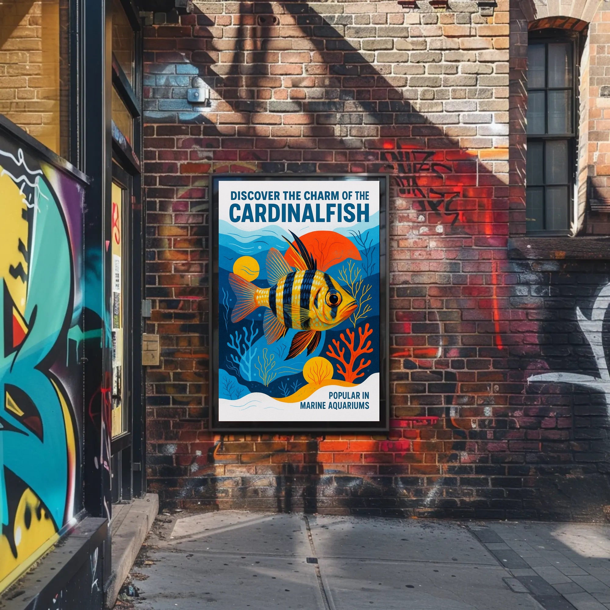 Discover the Charm of the Cardinalfish Poster PosterGoat