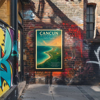 Cancun The Jewel of the Caribbean Poster PosterGoat