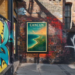 Cancun The Jewel of the Caribbean Poster PosterGoat