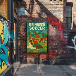 Reindeer Soccer Extravaganza Poster