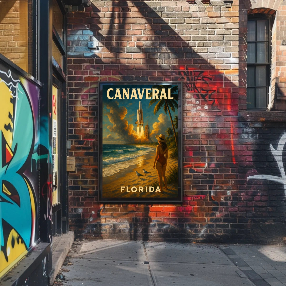 Canaveral Launch Florida Poster