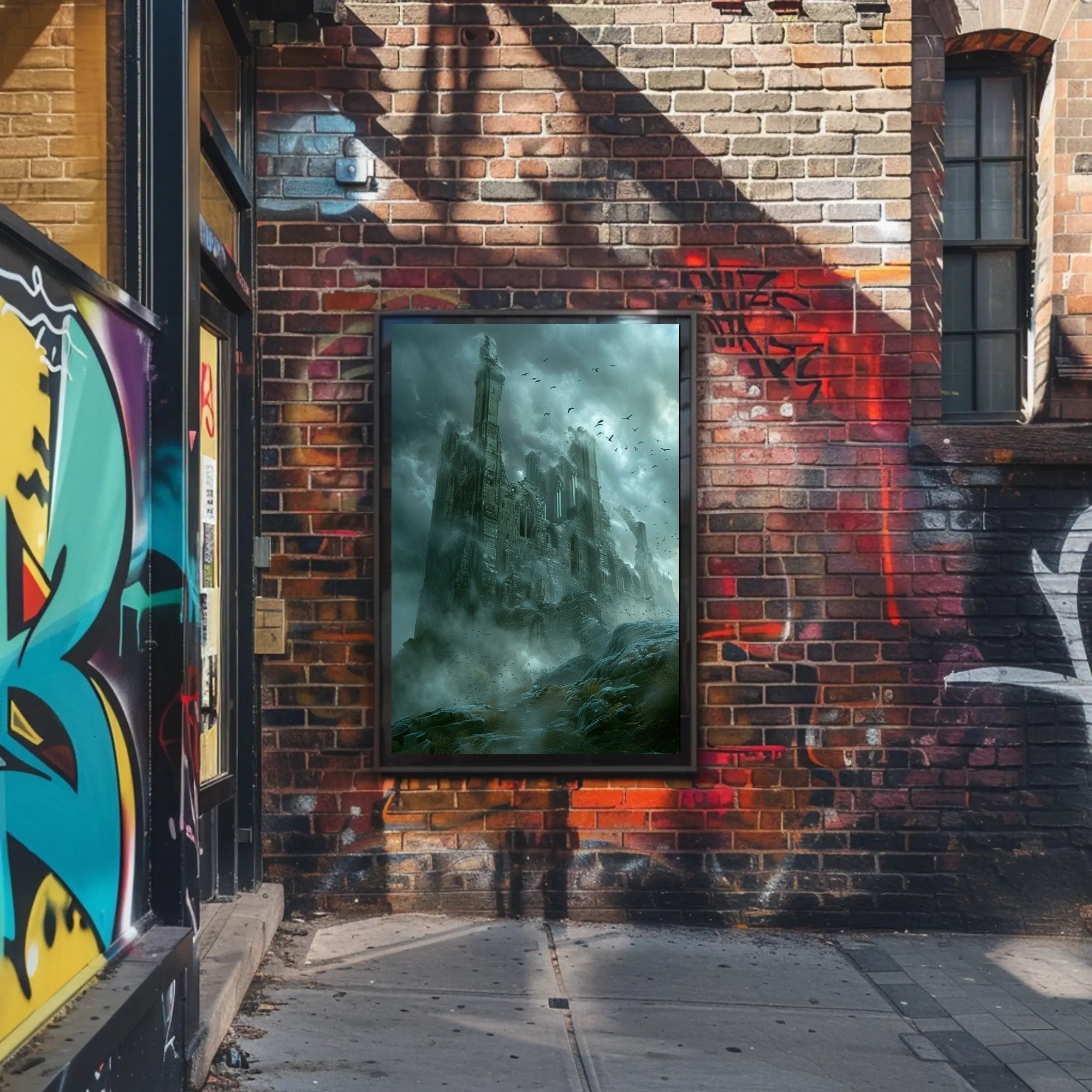 Haunting Gothic Castle Fantasy or Mythology Poster PosterGoat