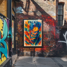 Palau A Vibrant Impression Poster