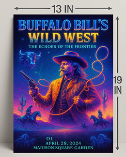 Buffalo Bill's Wild West Show Poster Art Print PosterGoat
