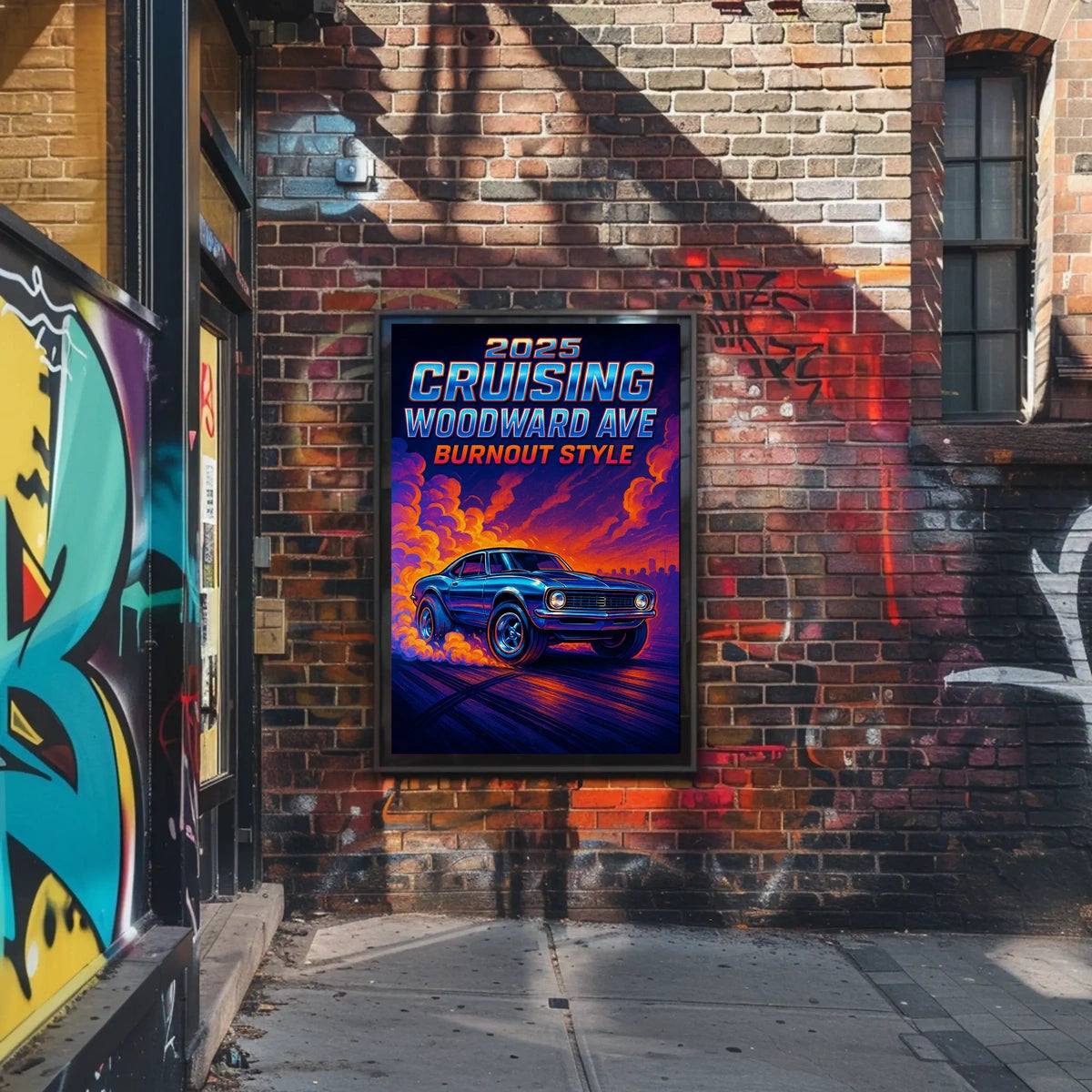 Cruising Woodward Ave 2025 Poster