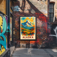 Alaska Mountain Landscape Poster